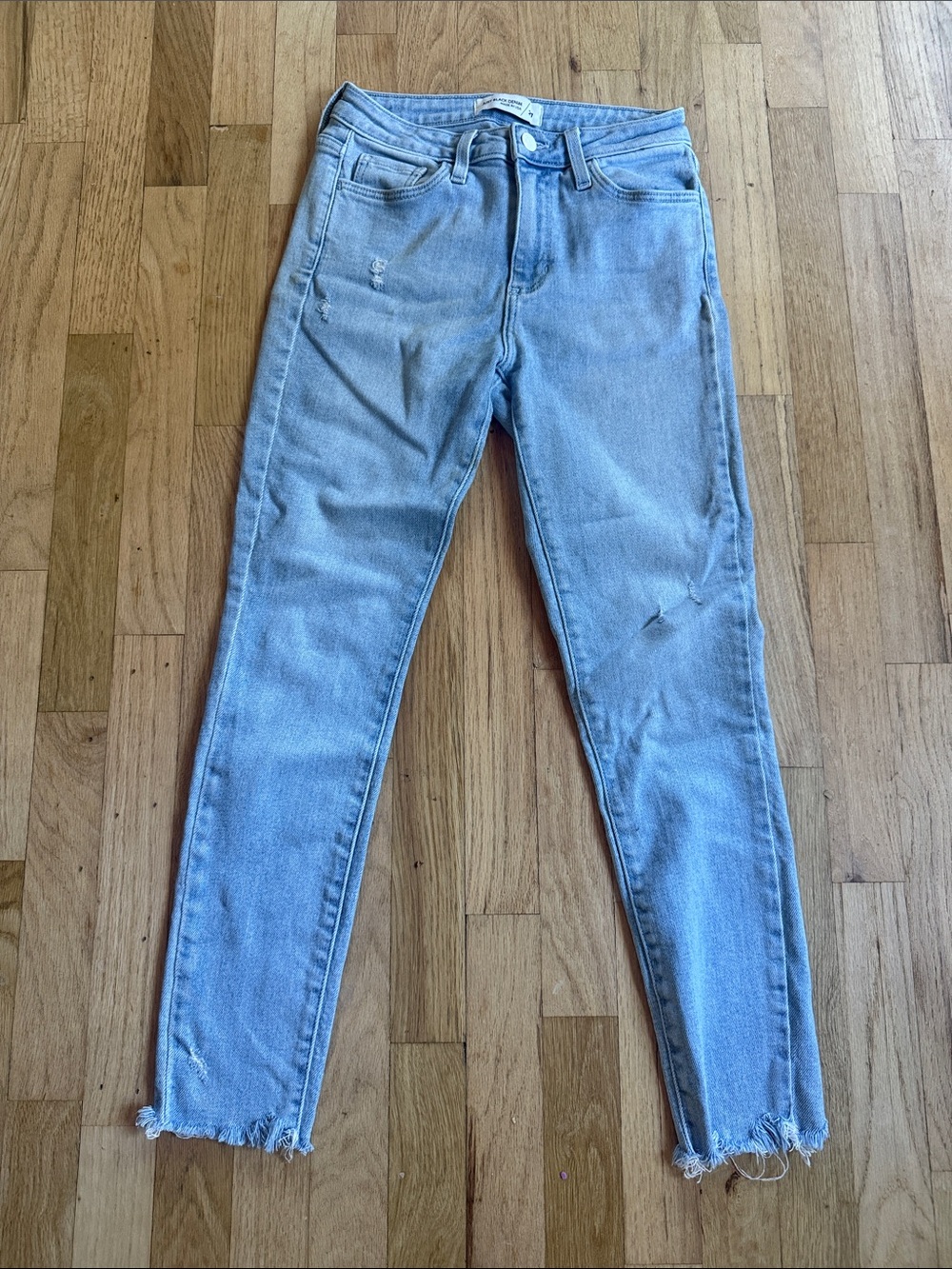 Just Black Light Blue High-Rise Skinny Jeans